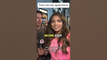 Tom Cruise Makes Interviewer SPEECHLESS! #flirting