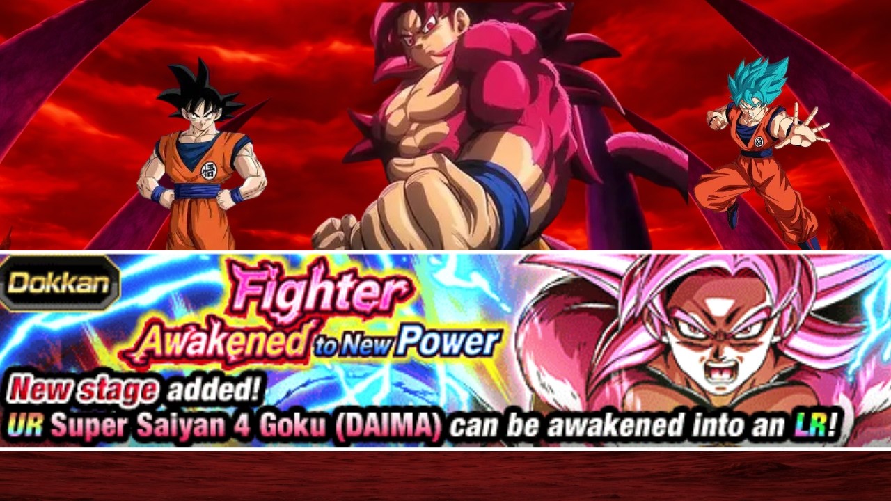 SS4 Daima Goku Burst Mode 8000 Points All Missions Cleared! (DBZ Dokkan Battle)