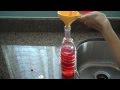 How to fill a wine bottle hummingbird feeder so it doesn't leak How to fill a wine bottle hummingbird feeder so it doesn't leak