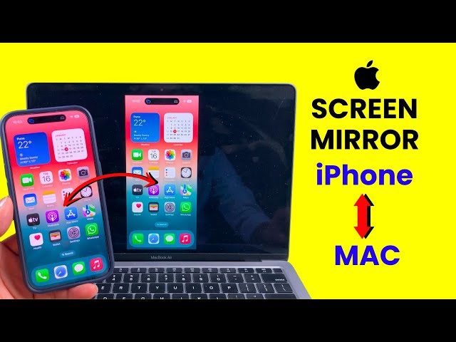 How to Screen Mirror iPhone to macOS, MacBook Pro & Air