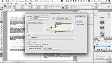 Creating eBooks Tutorial |  Generating A Table Of Contents