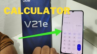 How to use Calculator in VIVO V21E| How to find Calculator in VIVO V21E
