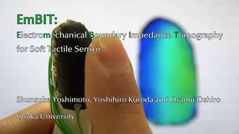 EmBIT: Electromechanical Boundary Impedance Tomography for Soft Tactile Sensor