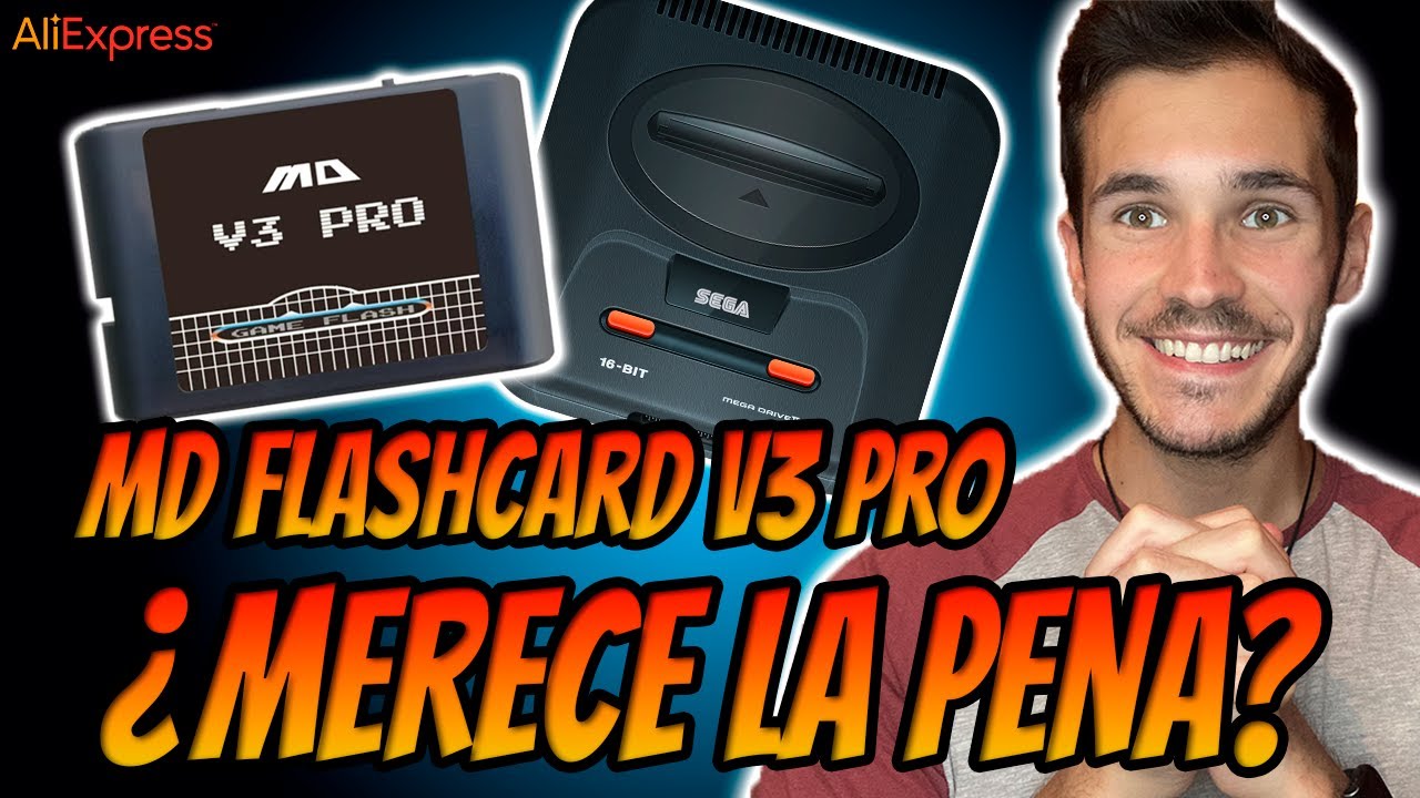 MD Flash Card V3 PRO 🤔 ¿Vale la pena en 2025? 🕹️ Emulación de MEGA ...