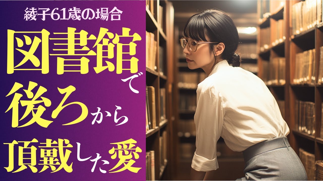 Outline Video 【シニア恋愛】「ずっと忘れてた“ときめき”だった…」図書館で重なった想い。知的な図書館司書61歳の場合
