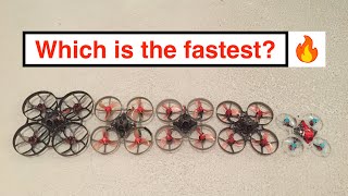 Indoor Race Comparison | 65mm 75mm 85mm 1S | My fastest Whoop