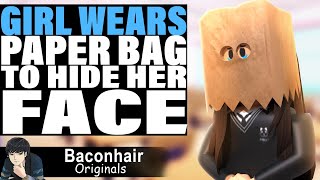 Girl Wears Paper Bag To Hide Her Face, The Ending Will Shock You | roblox brookhaven 🏡rp
