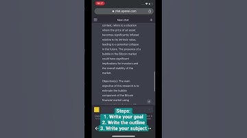 ⏱️ Time Crunch ? Craft a Research Proposal in Just 1 Minute with ChatGPT! 🚀 #ChatGPTResearchFast
