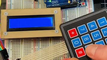 Working of keypad with I2C LCD display by using Arduino UNO
