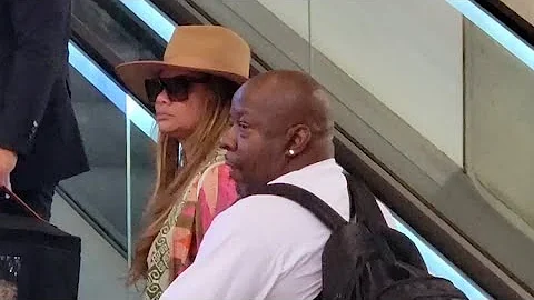 Bobby Brown Is Living Large As He Takes Flight Wit...