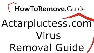 Actarpluctess.com Virus Removal