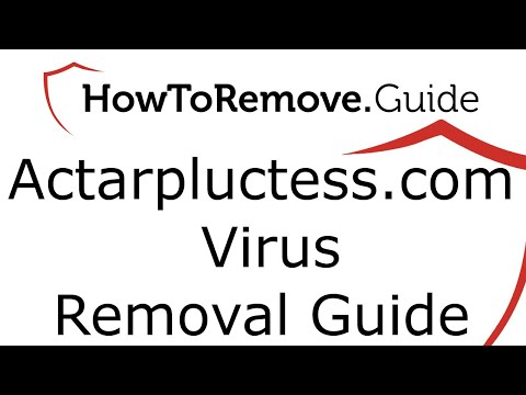 Actarpluctess.com Virus Removal