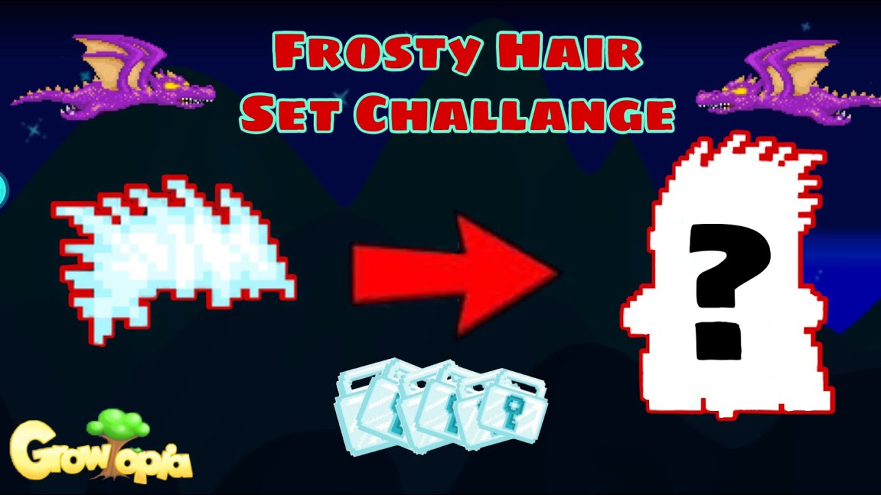 Frosty Hair Set Challenge (Cheap?!) Growtopia YouTube