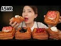 딸기 체리 블루베리 페스츄리ㅣ노토킹 ASMR 리얼 사운드 먹방ㅣPastry ㅣペスチュリㅣReal Sound NoTalking Mukbang ♥