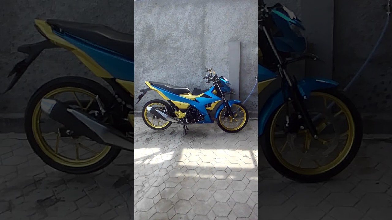 Satria Fu Injeksi Modif Warna YouTube