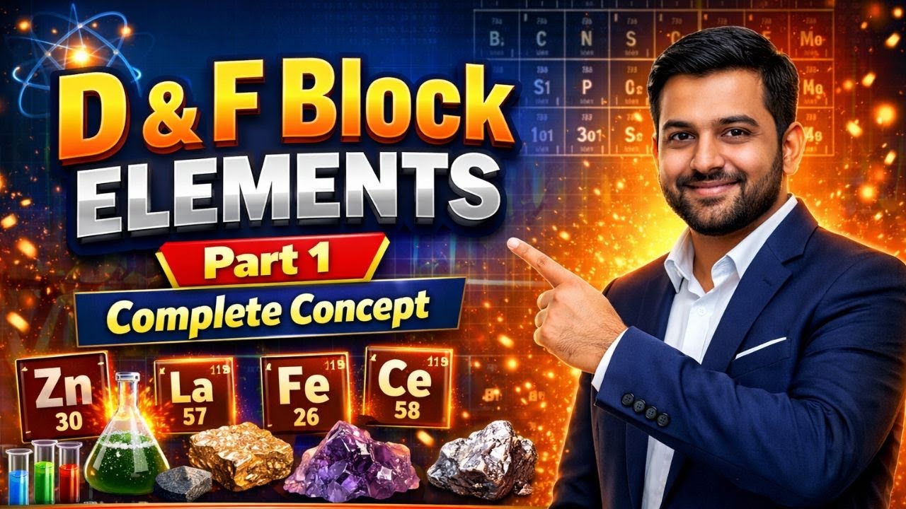 D & F Block Elements Part 1 | Complete Concept | Class 12 Chemistry ...
