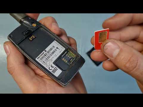 So stecken Sie die SIM-Karte in ein Mobiltelefon Ericsson T29s