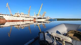 Рыбалка на Волге в конце июня, Белый Городок