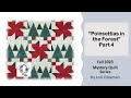 Mystery Quilt Part 4; Poinsettias in the Forest - The REVEAL!