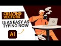 Easiest tutorial on how to create Text to Vector using Illustrator 2024 | AI