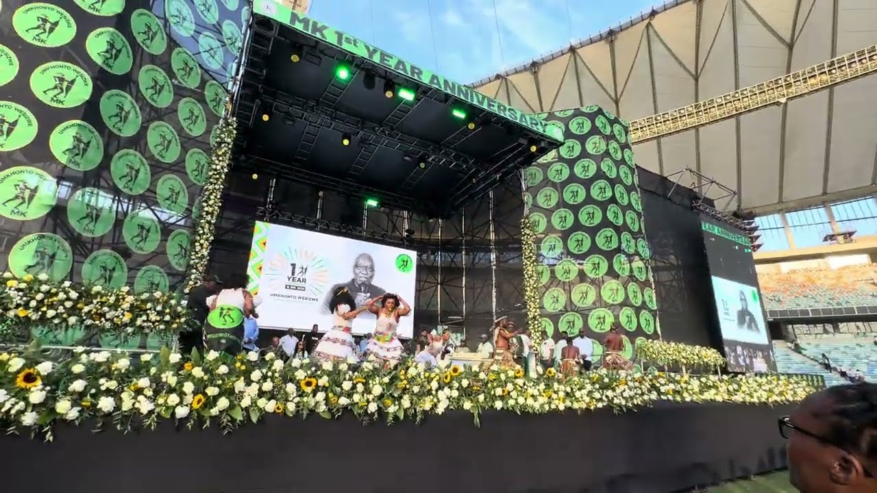 Izingane Zoma - Maskandi Artist  Supports MK Party at the 1 Year Anniversary