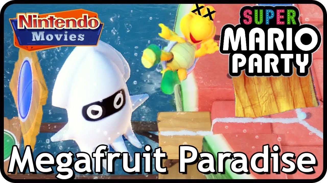 Super Mario Party: Megafruit Paradise (2 Players, 20 Turns, Master Difficulty)