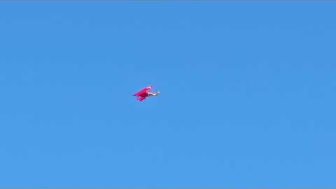 Fokker d.vii Landing on 1 wheel 