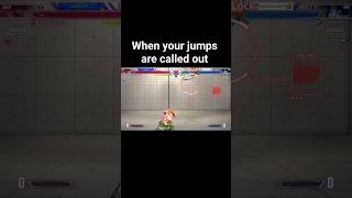When your jumps are called out #streetfighter #streetfighter6 #sf6 #sf6alex #maishiranui #sf6ranked