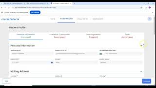 REGISTRATION WITH KC OVERSEAS EDUCATION COURSEFINDER AI PART 1