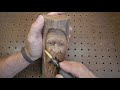 Wood spirit power carving with links below