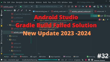 Android Studio Gradle  Build Failed Solution New Update 2024 -2025    Error Type #32