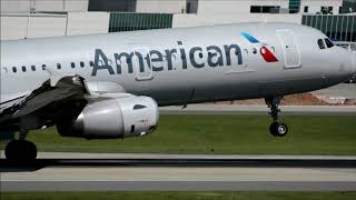 American Airlines Airbus A321-231 [N521UW] Landing Charlotte CLT