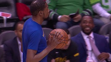 Kevin Durant Pregame Warmup for Game 5 of 2019 NBA Finals.