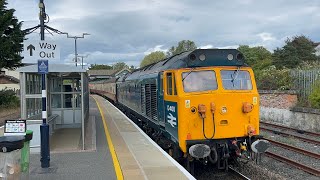 50050 Fearless + 37025 Inverness TMD - The Yorvic Discovery Passes Seamer at Speed