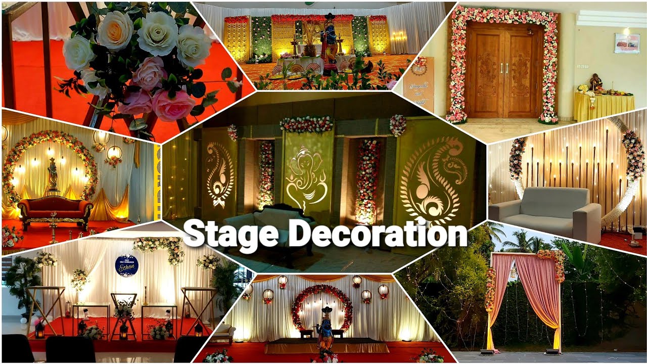 Stage Decoration Event planner Sangeetha's Freelance Events