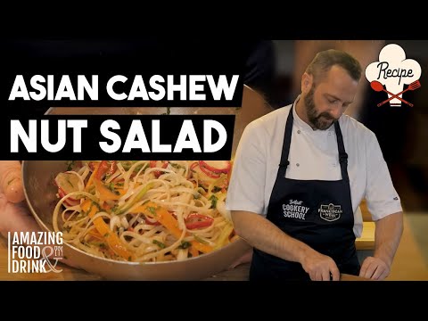 Gorgeous Asian Salad Recipe - Asian Cashew Nut Salad - Easy Asian Salad - Simple Asian Salad