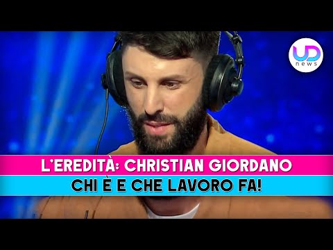 L'Eredità, Christian Giordano: Chi E' E Che Lavoro Fa!