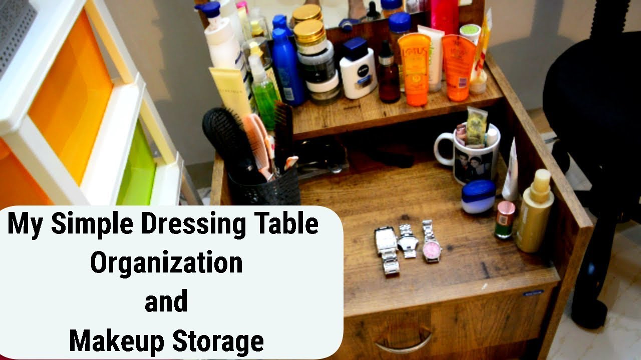 Organizing Dressing Table Without Drawers Small Dressing Table