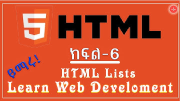 HTML Course || Part -6 || HTML Lists|| web development Course Series  #html #webdeveloper #css #list