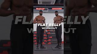 Flat Belly Workout (Beginners + Advanced) #shorts #flatstomach #bellyfat  #absworkout #youtubeshorts