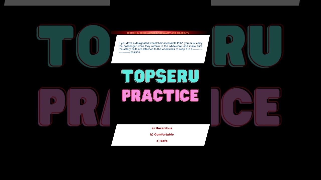 #serumocktest #serutest2023 #SERU assessment TFL free training #seru #phv #tfl #assessment