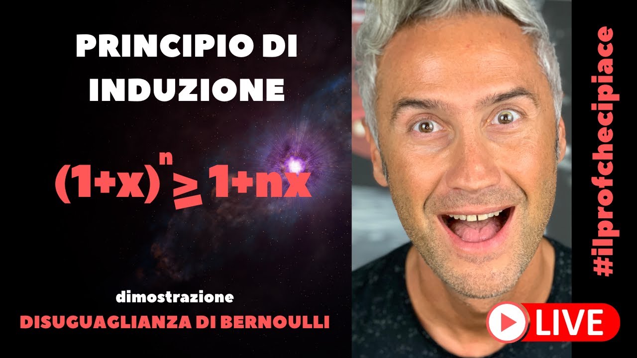 PRINCIPIO DI INDUZIONE | disuguaglianza di Bernoulli | la matematica che ci piace