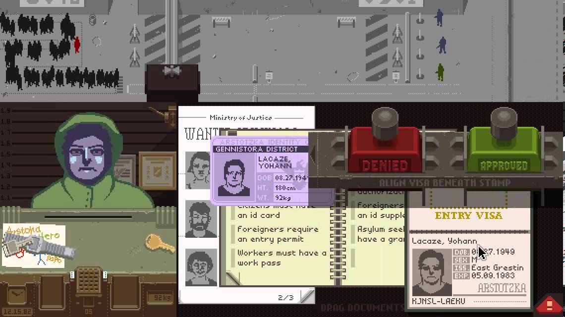 Let's Play: Papers, Please (EZIC Playthrough) 