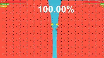 Paper.io 3 Map Control: 100.00% Watermelon