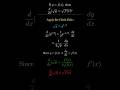 Calculus Chain Rule: True or False