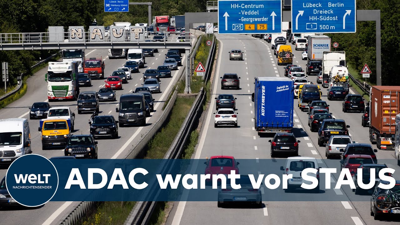 Reisewelle In Corona Zeiten Stau Auf Deutschen Autobahnen Ist In Den Ferien Vorprogrammiert Youtube