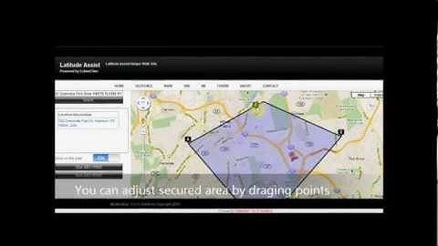LatitudeAssist Geo-fence Creation