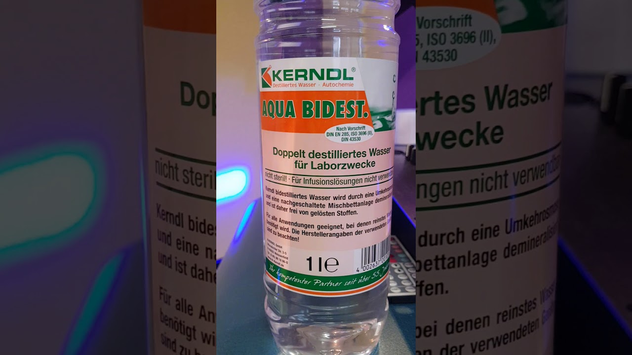 Kerndl Bidestilliertes Wasser 1,0 Liter, Pflege