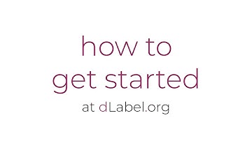 How To Get started with dLabel.org image/video annotation tool - dLabel.org tutorial