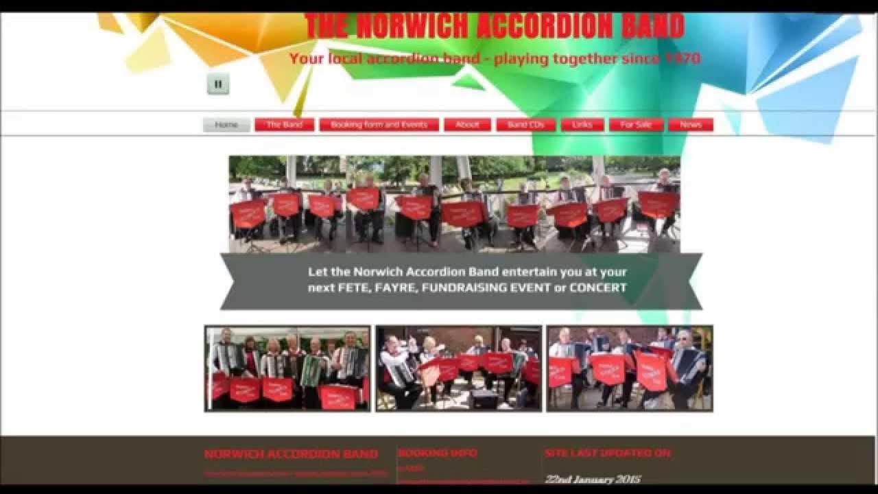 The Norwich Accordion Band play Saphir YouTube